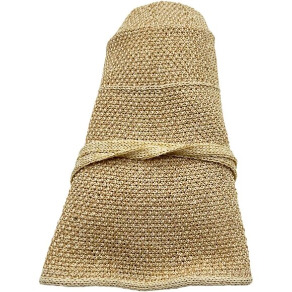 Women Vintage Linen Bonnet Foldable Sun Hat Victorian Cap for Costume & Sun - Picture 4 of 6